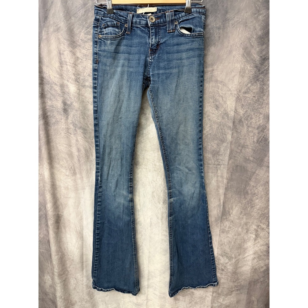Truck Jeans Womens Size 5 Low Rise Flare Leg Medium Wash Denim Blue Jeans